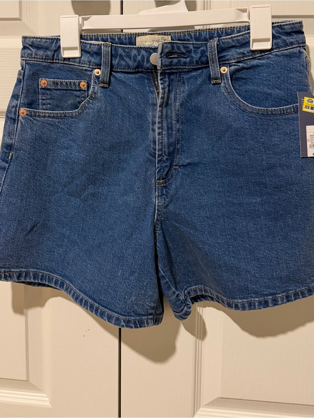 Universal Thread Dark Blue High-Rise Denim Shorts